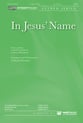 In Jesus Name SATB choral sheet music cover